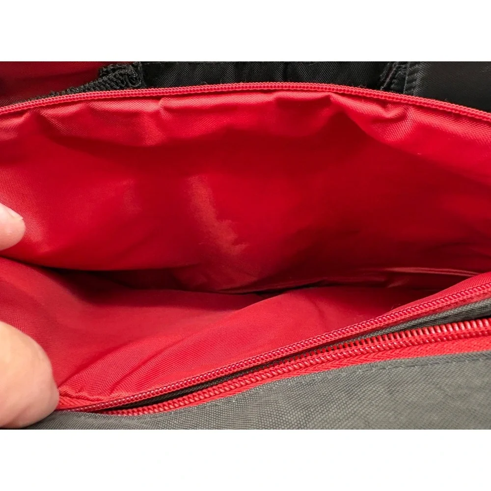 Baggallini‎ Laptop Briefcase Womens Large Travel Bag Brown Red Nylon Organizer